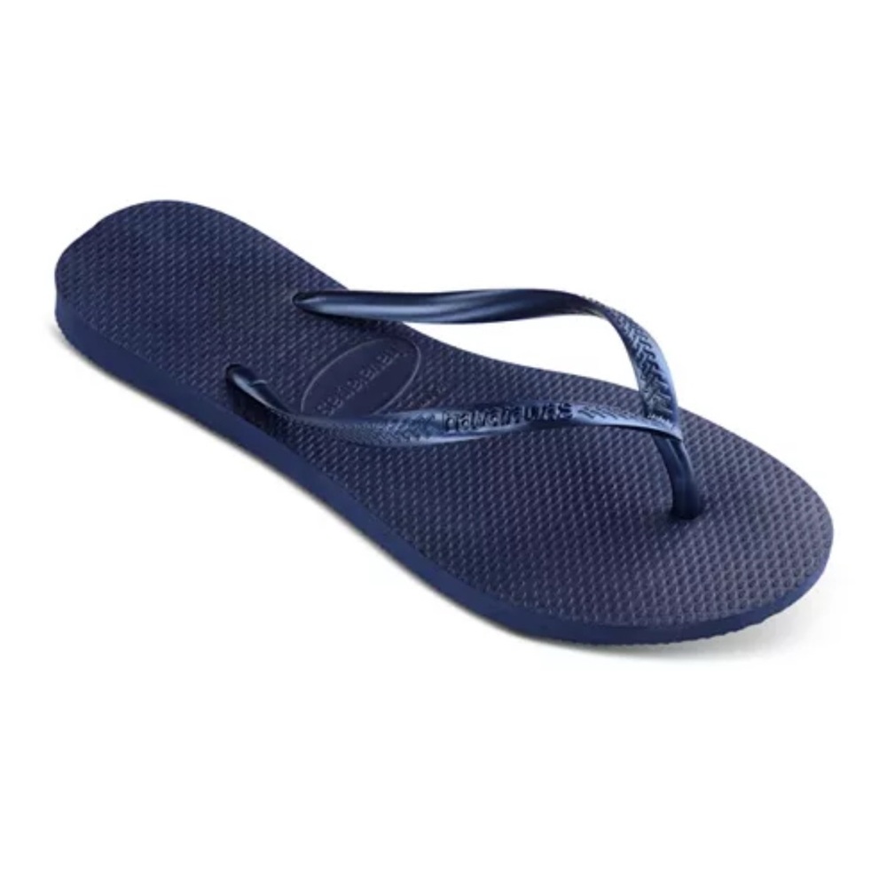 🩴 NEW Havaianas Slim Flip Flops – Navy Blue (Size 9) - Picture 6 of 7